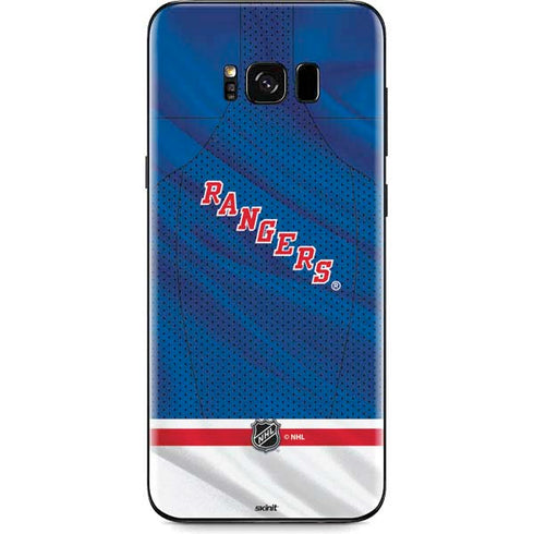 NHL New York Rangers Home Jersey Galaxy S8 Plus Skin